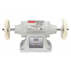 DAYTON Bench Buffer: Variable Speed, 1/2 hp, 6 in Max Wheel Dia, 3,600 RPM, 115/240V (MPN 48WE52). Key specifications — attr1087987: DAYTON.
