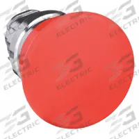 SCHNEIDER Mushroom Head Push Button: Red, 22 mm Mounting Size, Metallic, Momentary (MPN ZB4BC4). Key specifications — Brand: SCHNEIDER; Action: Momentary; Series: XB4; Push Button Material Type: Metallic.