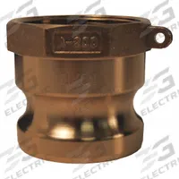 Cam and Groove Adapter: 2 1/2 in Coupling Size, 2 1/2 in Hose Fitting Size, 2-1/2 in -8 Thread Size (MPN G250-A-BR). Key specifications — Thread Size: 2-1/2 in -8; Brand: DIXON VALVE & COUPLING.
