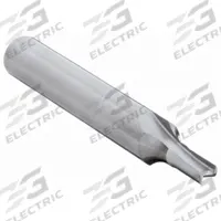 ONSRUD Solid Router Bit: Straight V-Flute, 2 Flute, 3/8" Cut Dia, 7/8" LOC (MPN 56-122)