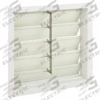 27"H-W 6.5"L Fiberglass Backdraft Damper: For 24 in Fan, Single Panel, 27 in H, 27 in W, 3 in D (MPN 5C215). Key specifications — Airflow Direction: Horizontal; Blade Type: Flat Blade; Brand: DAYTON; Maximum Air Velocity: 2500 fpm; Mounting Position: Vertical.