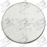 APPROVED VENDOR Coin Cell Battery: 1616 Battery Size, Lithium, 55 mAh Capacity, 3V DC, 0.624 in Dia (MPN 2CUR6). Key specifications — Voltage - Batteries: 3V DC; Battery Chemistry: Lithium; Product Type: Coin Cell Battery; Battery Size: 1616; Brand: APPROVED VENDOR; Voltage - Subhead: 3V DC.
