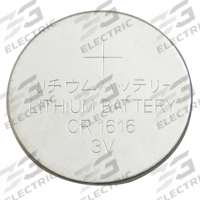 APPROVED VENDOR Coin Cell Battery: 1616 Battery Size, Lithium, 55 mAh Capacity, 3V DC - Disposable Coin & Button Batteries