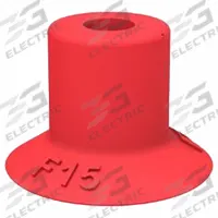PIAB Vacuum Pad: Flat, w/o Adapter, 22.1 mm Pad Dia, Food Grade Silicone Rubber, Clear, 50A, F15 (MPN F15.21). Key specifications — attr1019136: F15.21; attr1019138: PIAB; attr1019139: 50A.