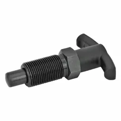 JW WINCO Indexing Plungers with T-Handle: Nonlocking, Steel Body & Plunger, 5/8"-11 (MPN 817.4-10-12-5/8X11-B). Key specifications — Brand: JW WINCO.