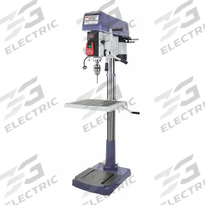 Dayton Floor Drill Press: Belt Drive, Fixed Speed, 140 RPM – 3,605 RPM - Floor Stand Drill Presses with Manual Downfeed