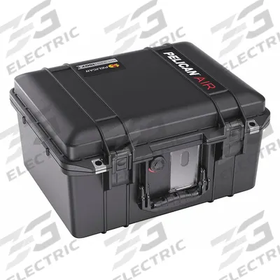 PELICAN Protective Case: 11 3/8 in x 15 1/8 in x 8 1/2 in Inside, Dividers, Black - Lightweight Suitcase-Style Cases