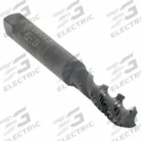 CLEVELAND Spiral Flute Tap: 5/16"-18 UNC, 2B, 3 Flute, Semi-Bottoming Chamfer, Black Oxide Cobalt (MPN C98116)