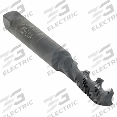 CLEVELAND Spiral Flute Tap: 5/16"-18 UNC, 2B, 3 Flute, Semi-Bottoming Chamfer - General Purpose Spiral-Flute Taps