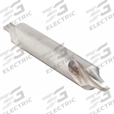 KEO Center Drill: Radius Type, #5, 60°, 2 3/4 in Overall Lg - High-Precision Radius-Tip Center Drills