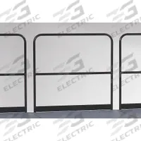 BIL-JAX Portable Guardrail: Portable Stage Packages, 3.5 ft Overall Ht, 48 in Overall Wd, Steel (MPN 0106-HGP-16X20). Key specifications — Material: Steel; Brand: BIL-JAX.