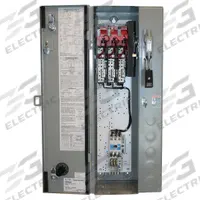 EATON NEMA Combination Starter: Fusible Disconnect, 3 Poles, NEMA Size 2, 120V AC, NEMA-Rated 3R (MPN ECN1622AAD-R63/D). Key specifications — Includes Pilot Light: No; Maximum Voltage Rating: 600V AC; Brand: EATON; Phase: Three; Coil Voltage: 110/120V AC; Control Transformer: No; For Fuse Class: Class R; Series: Freedom.