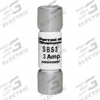 MERSEN Fuse: SBS Series, Midget, Fast-Acting, 3 A, 600 V AC, 13/32 in x 1 3/8 in, Non-Indicating (MPN SBS3). Key specifications — attr1287209: SBS; attr211192: MERSEN.