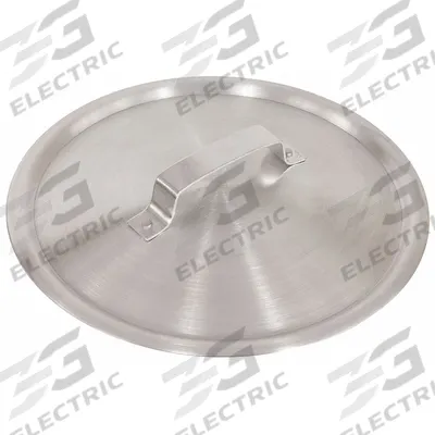 CRESTWARE Sauce Pan Cover: 8.5 qt Compatible Pot Capacity, Aluminum - Covers