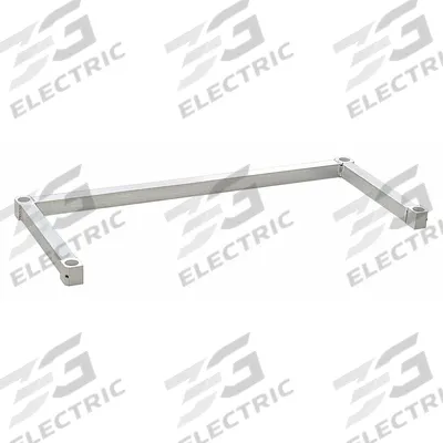 NEW AGE INDUSTRIAL U-Brace: 42 in x 20 in x 2 in, 13 ga, Aluminum, Unfinished - U-Braces for Standard Metal Shelving