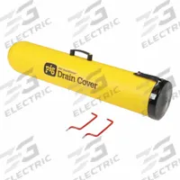 PIG Drain Seal Storage and Carry Case: 7 1/2 in Dia, 7 1/2 in Ht, 40 in Lg, Polypropylene, Yellow (MPN PLR286). Key specifications — Compatible Manufacturer Part Number: PLR403; Color: Yellow; Material: Polypropylene; Brand: PIG.