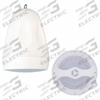 SPECO TECHNOLOGIES Speaker System: Passive, 2-Way, 8 ohm Impedance, 12 1/2 in Overall Ht, SP6PTW. Key specifications — attr1056470: Outdoor; attr1056495: Passive.