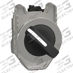 SCHNEIDER Selector Switch: 30 mm Panel Mounting Size, 2 Positions, Short Lever, 1NO, Metallic (MPN XB4FD21). Key specifications — AC Contact Rating: 1.2 A @ 600 V; Action: Maintained/Maintained; Cam: No Cam Included; DC Contact Rating: 0.1 A @ 600 V; Hazardous Location Specification: Not Rated; Operator Head Material: Plastic; Operator Head Type: Short-Handled Knob; Operator Illumination: Non-Illuminated.