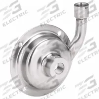 DAYTON Centrifugal Pump Head: Centrifugal Pump Head, 56J NEMA, 1/2 hp Max. Horsepower, 60 Hz Freq (MPN 4JMY2). Key specifications — Compatible Motor Frame: 56J NEMA; Impeller Material: 304 Stainless Steel; Brand: DAYTON; Volute Material: 304 Stainless Steel; Discharge Rotation: 360° at 90° Increments; Impeller Design: Closed; Housing Material: 304 Stainless Steel.