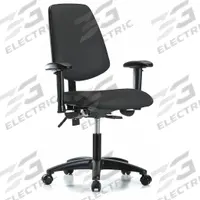 Cleanroom Chair: Vinyl, Arms Included, Ht Range 19 in to 24 in, 18 1/2 in Seat Wd, 17 in Seat Dp (MPN GRVDHCH-MB-RG-RC-8540A1). Key specifications — Foot Support: No; Back Tilt Backward: 12°; Base Material: Nylon; Brand: APPROVED VENDOR; Product Type: Cleanroom Chair; ESD-Safe: Not ESD Safe; Seat Tilt Forward: 8°.