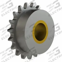 BREWER MACHINE & GEAR Idler Sprocket: For 35 Chain Size, Steel, 13 Teeth, 1.75 in Outside Dia. (MPN 35B13U). Key specifications — Bearing Type: Bushing; Brand: BREWER MACHINE & GEAR; Bore System of Measurement: Inch.