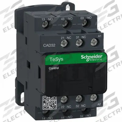 SCHNEIDER Control Relay: DIN-Rail & Surface Relay Mounting, 240V AC Coil Volt, 3NO/2NC - DIN Rail-Mounted Relays