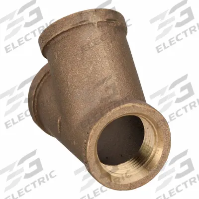 APPROVED VENDOR Metal Pipe Wye: Wye, 1 in x 1 in x 1 in, Class 125, C89833 Brass - Threaded Low-Pressure Pipe Fittings for Potable Water