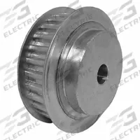 DAYTON Timing Pulley: Trapezoidal, Plain, For T5 Timing Belt Section, For 10 mm Belt Wd, 30 Teeth (MPN 21T5/30-2). Key specifications — Brand: DAYTON; Tooth Profile: Trapezoidal; Finish: Plain.