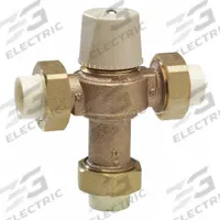WATTS Thermostatic Mixing Valve: 1 in Inlet Connection Size, 1 in Outlet Connection Size (MPN 0006271). Key specifications — Brand: WATTS.