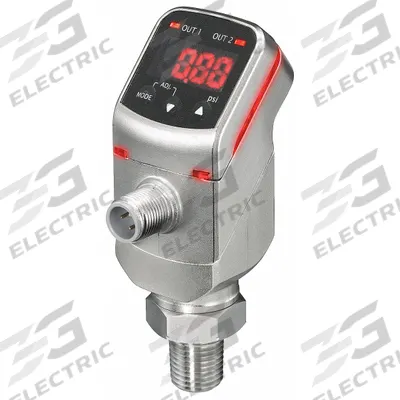 ASHCROFT Indicating Transmitter: 0 psi to 1,000 psi, 4 to 20 mA DC/(1) Switch, 4-Pin M12 Connector - Digital Pressure Transmitters with 4-Pin M12 Connector