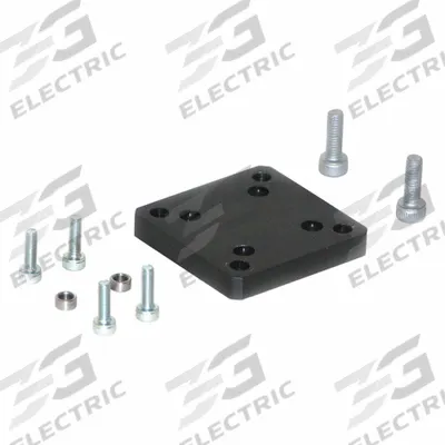 AFAG Connection Plate: Mfr Part # 50353229, M2.5/M3 Mount Hole Size - Connecting Elements for Pneumatic Slides