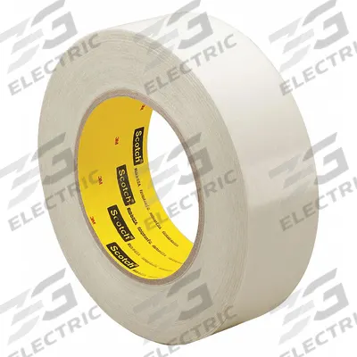 3M Film Tape: 3/4 in Wd, 36 yd Lg, 11.7 mil Thick, Rubber, Polyethylene Film - UHMW Slick Surface Tape
