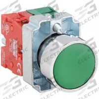 DAYTON Flush Push Button Operator: Non-Illuminated, Flush Profile, Metallic, 22 mm, 1NO/1NC (MPN 30G237). Key specifications — Brand: DAYTON; Action: Momentary; Series: Dayton; Terminal Connection: Pressure Plate; Push Button Material Type: Metallic.