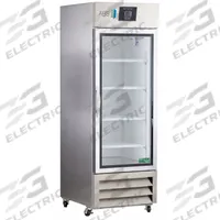 AMERICAN BIOTECH SUPPLY Lab Refrigerator: 23 cu ft, Upright, 1°C to 10°C, 35 3/4 in Overall Dp, Temp (MPN ABT-HC-SSP-23G). Key specifications — Door Opening Style: Right; Color: White; Alarm Type: Temperature; Manufacturer Part Number: ABT-HC-SSP-23G; Brand: AMERICAN BIOTECH SUPPLY; Product Type: Lab Refrigerator; Door Type: Swing Glass; Refrigerant Type: R-290.