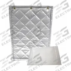 SOUND CURTAINS Acoustic Barrier: 0.75 NRC, 4 1/2 ft Overall Wd, 8 ft Overall Lg, 1 in Thick (MPN G BBC 13 8). Key specifications — Panel Shape: Straight; Brand: SOUND CURTAINS; Includes: Grommets.