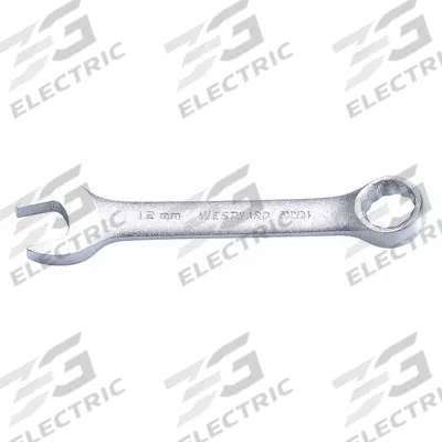 WESTWARD Combination Wrench: Alloy Steel, Satin, 12 mm Head Size, 4 in Overall Lg - Metric 12-Point Combination Wrenches