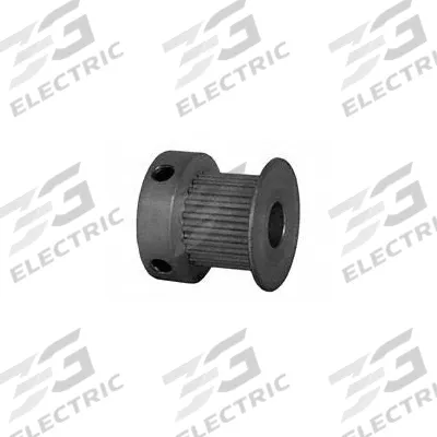 Dayton Timing Pulley: Modified Curvilinear, Fixed, For GT Timing Belt Section - GT Section Fixed-Bore Timing Pulleys with Hub