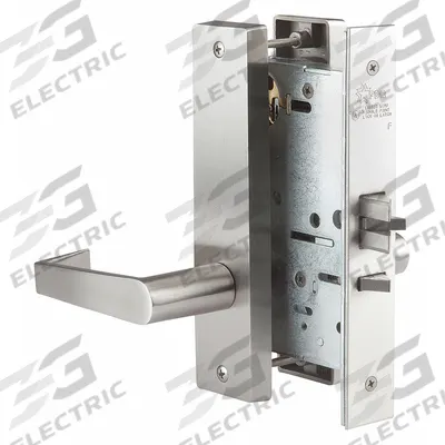 PDQ Door Lockset: Classroom Security Lever Locksets, Stainless Steel, ADA Compliant - Electric Lever Locksets