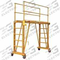 TELE-TOWER Scaffold: Steel, 2 ft to 11 ft, 22 in x 72 in, 1,000 lb Load Capacity (MPN 1101-22). Key specifications — Brand: TELE-TOWER; Height Adjustability: Fixed Height; Included Components: Toeboard.