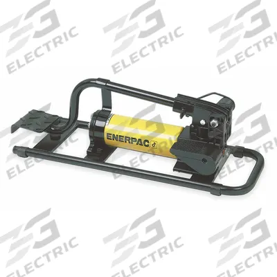ENERPAC Hydraulic Foot Pump: 2 Stages, Single Acting, 200 psi Max. Pressure 1st Stage - Foot Pumps for Hydraulic Fluids