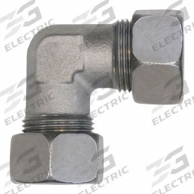 BRENNAN INDUSTRIES Compression Elbow: 8 mm OD x 8 mm OD Size, M16X1.5 x M16X1.5 Thread Size - Flareless Bite-Type Steel Compression Fittings