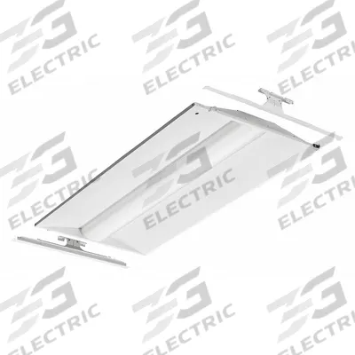 LITHONIA LIGHTING LED Troffer Retrofit Kit: 2 ft Lg, 4 ft Wd, 4,989 lm, 4000K, 38 W - LED Center-Basket Troffer Retrofit Kits