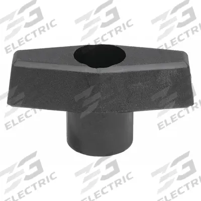 INNOVATIVE COMPONENTS Hand Knob: T, Plastic, 1/4"-20 Thread - Snap-Lock T-Handle Knobs