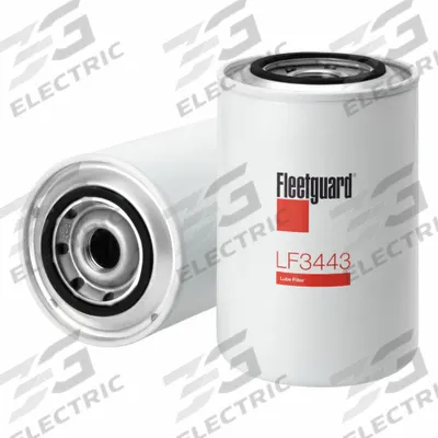 FLEETGUARD Oil Filter: 1"-12 Thread Size, 6 3/4 in Overall Ht, 6 3/4 in Overall Lg - Spin-On Oil Filters