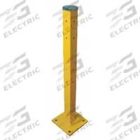 APPROVED VENDOR Universal Post: Universal, 42 1/2 in Overall Ht, Steel, Powder Coated, 3 in Post Dp (MPN 5JEY0). Key specifications — Includes Mounting Hardware: Mounting Hardware Included; Material: Steel; Number of Rail Levels: 3; Product Type: Guardrail Post; Finish: Powder Coated; Includes: (2) Cap Hardware.