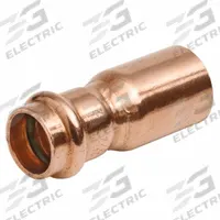 NIBCO Press Reducer Fitting: Straight, 2 1/2 in CTS x 1 in CTS size, Press-fit x FTG, Copper (MPN 9009500PC). Key specifications — Brand: NIBCO; Series: Press System; Broad - Material for Bullet: Copper Or Bronze; Brand - Broad: NIBCO.