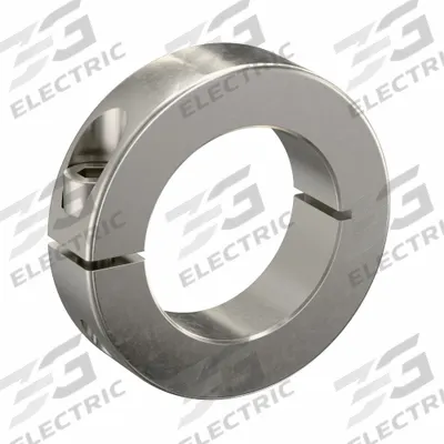 RULAND MANUFACTURING Shaft Collar: 1-Piece, Metric, Round, Clamp-On, 36 mm Bore Dia - Stainless Steel Shaft Collars