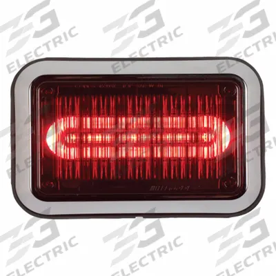 CODE 3 Perimeter Light: Emergency Vehicle Perimeter Light, Red, 8.4 W Watt - Emergency Vehicle Perimeter Lights