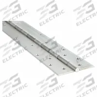 BEST Piano Hinge: Stainless Steel, 83 1/8 in Leaf Ht, 2 3/16 in Leaf Wd (MPN 651HDULFMCONTHINGE7'0"32DSTS). Key specifications — Material: Stainless Steel.
