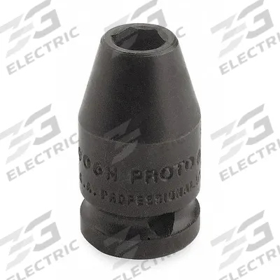PROTO Impact Socket: 1/4 in Drive Size, SAE, 5/16 in Socket Size, 6-Point, Std - 1/4" Drive Impact Sockets